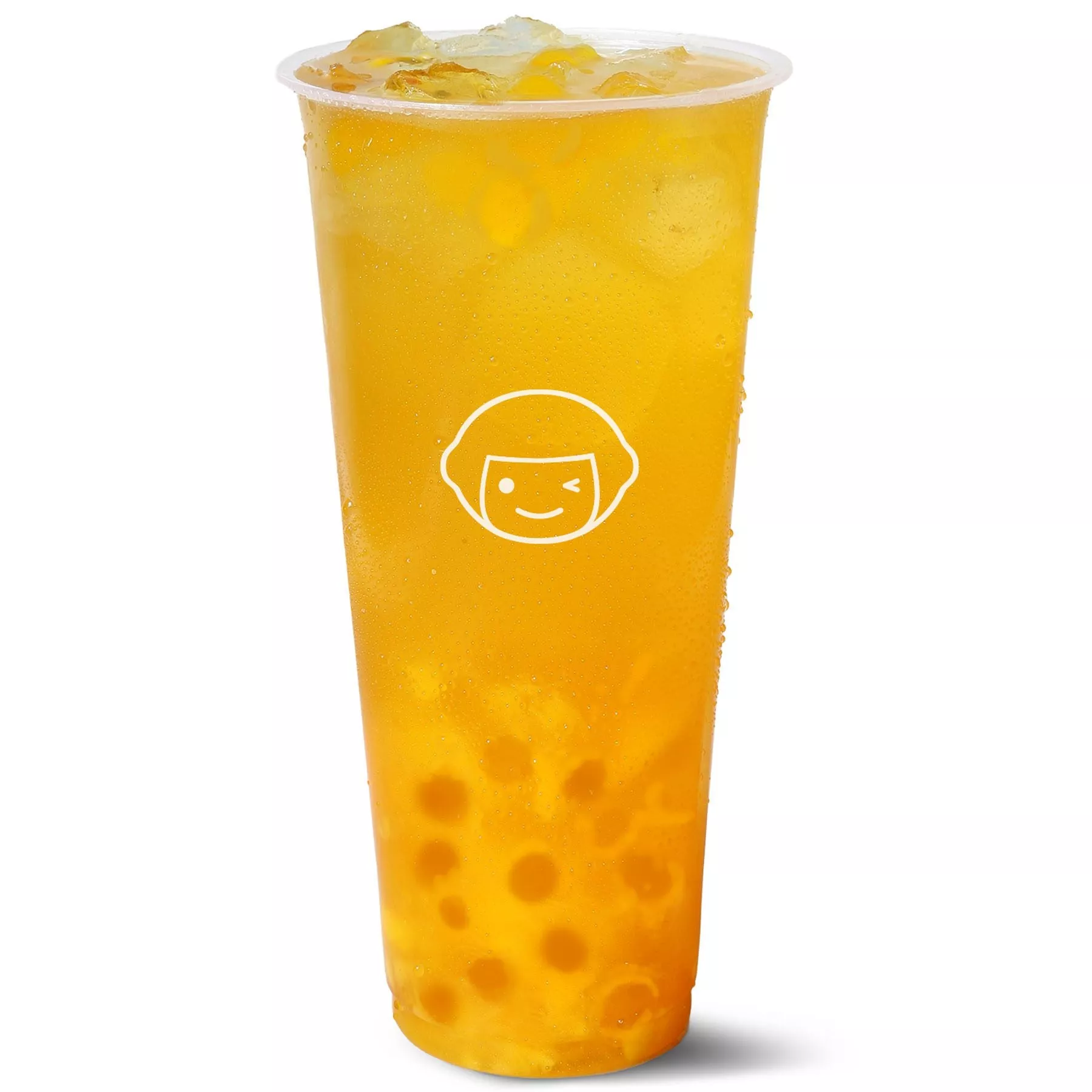 Mango Green Tea w Mango Boba