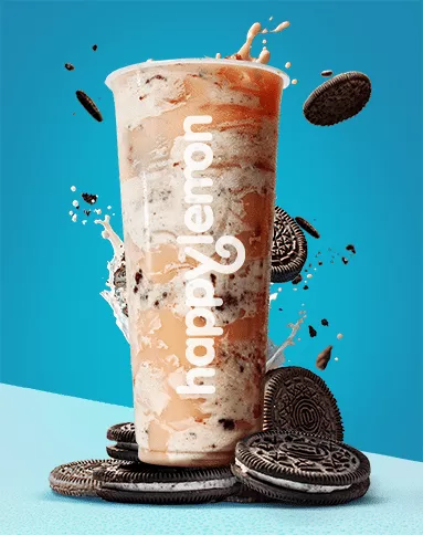 Milk Tea with Oreo & Puff Cream